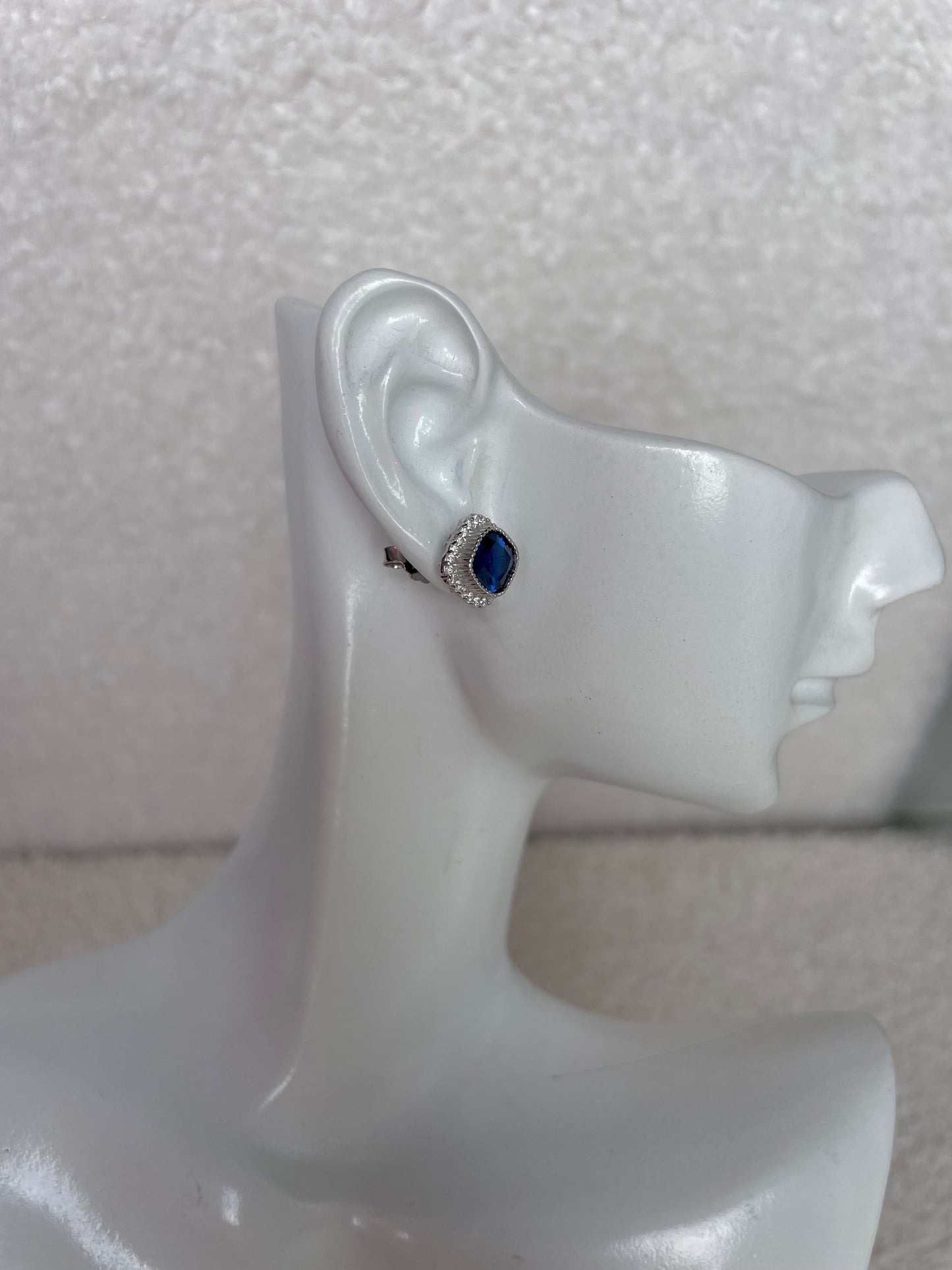 KATE QUADRATO blu orecchini