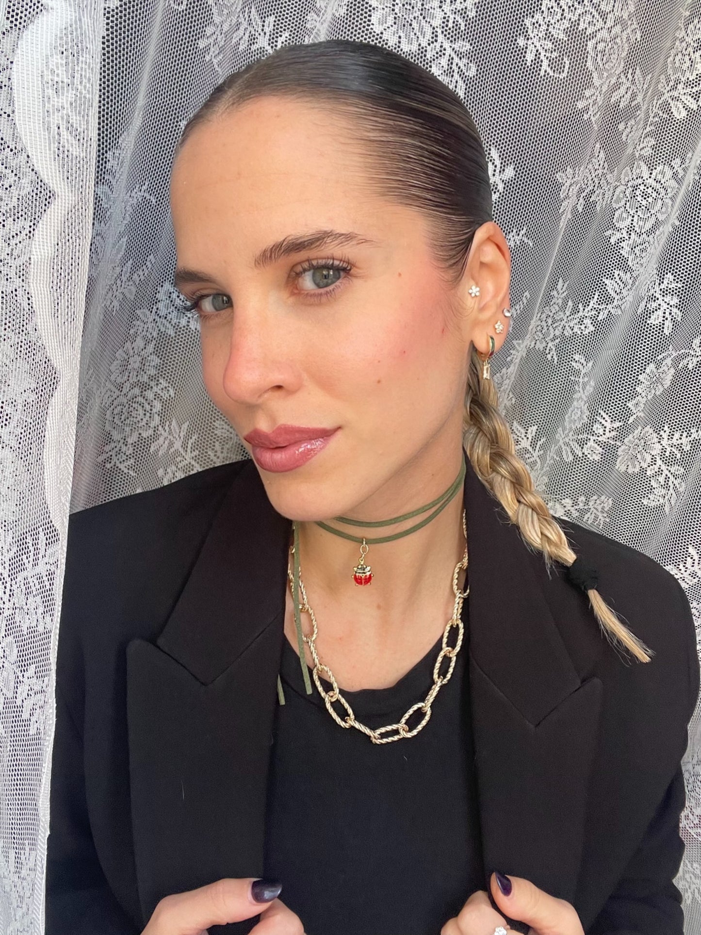 Choker Coccinella Verde