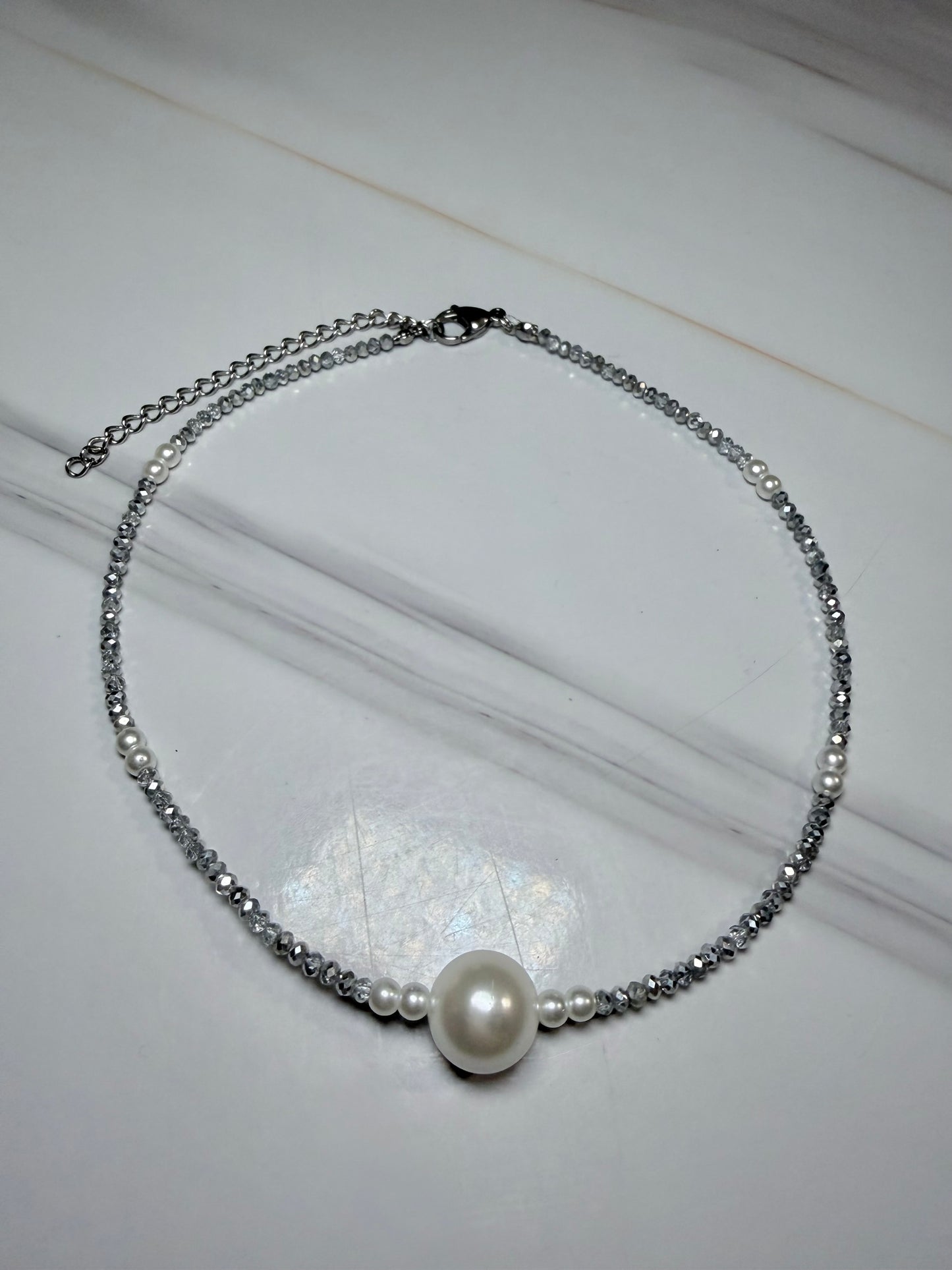 Collana Perla D'argento