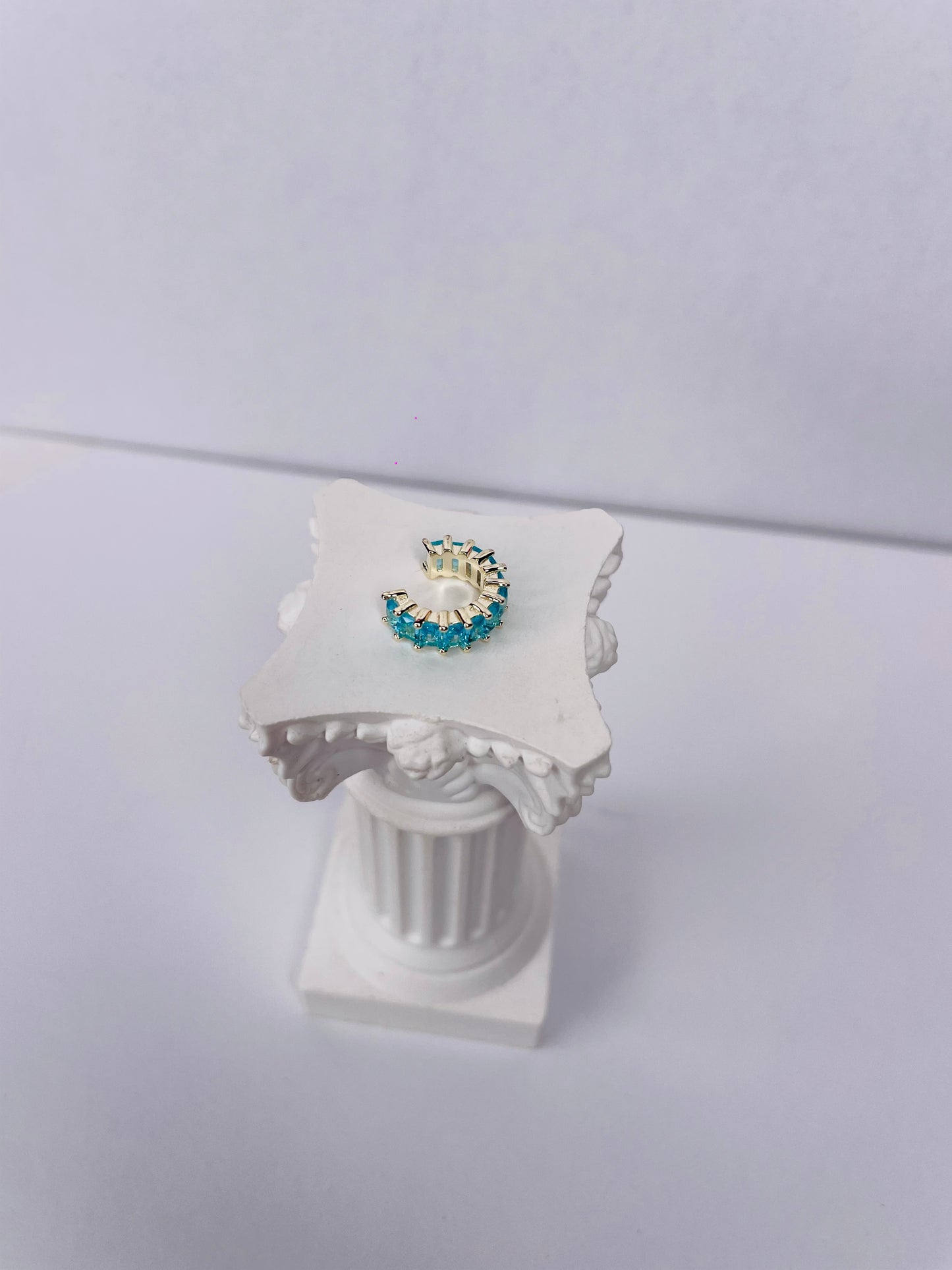 EAR CUFF BAGUETTE CELESTE