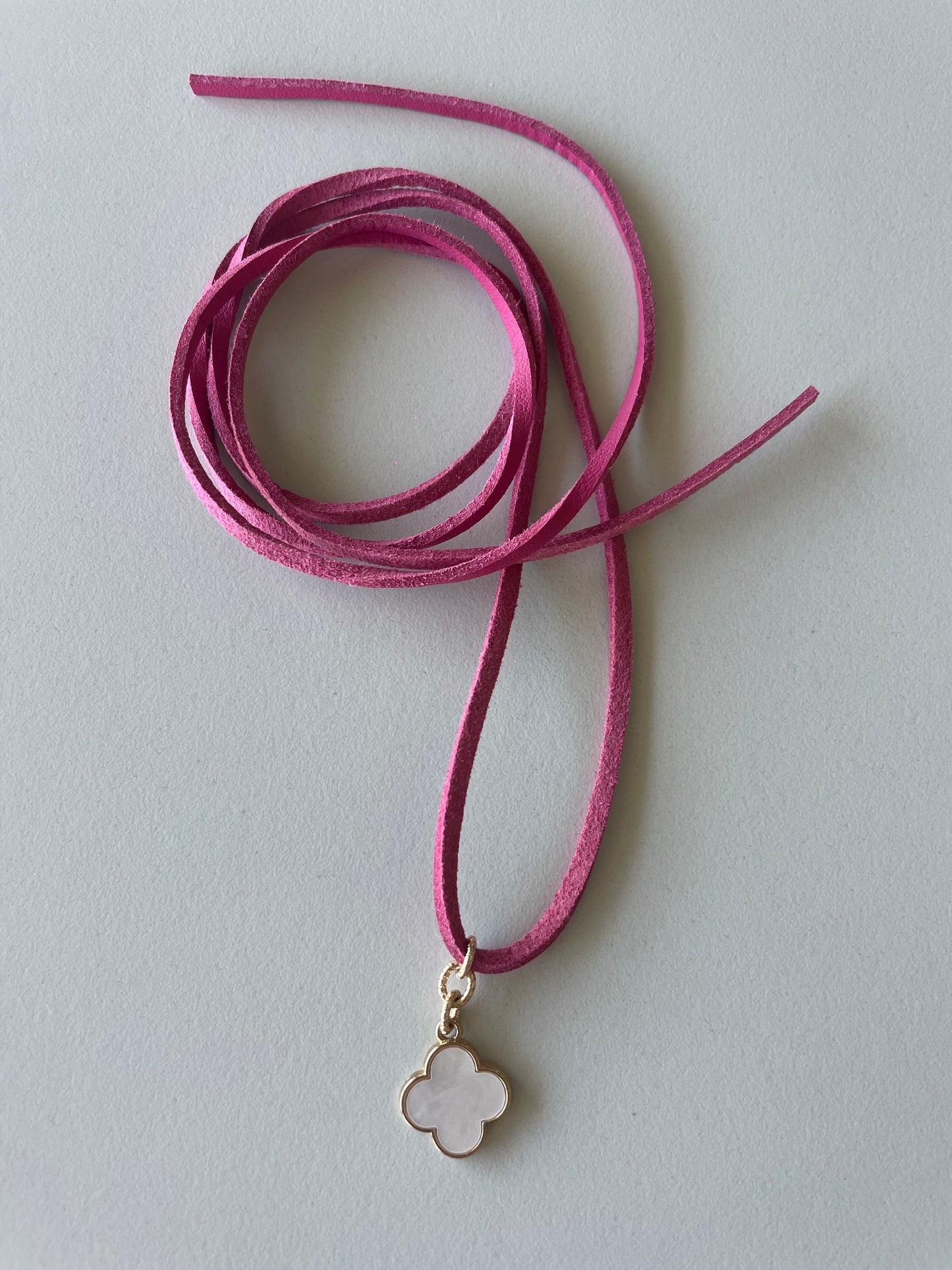 Choker Quadrifoglio Pink