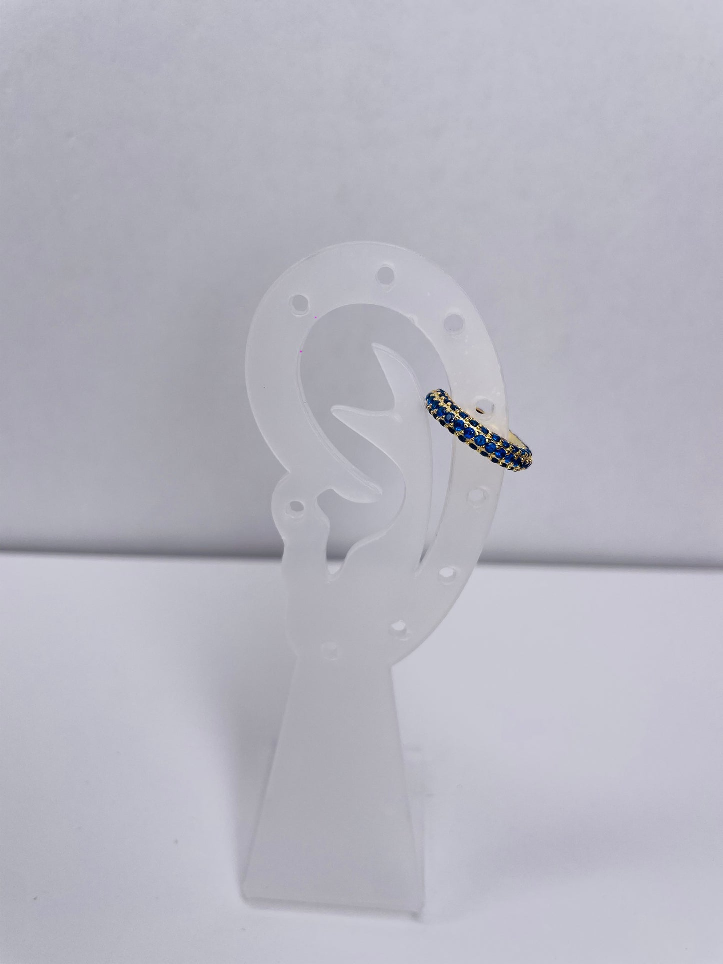 EARCUFF BLUE GOLD