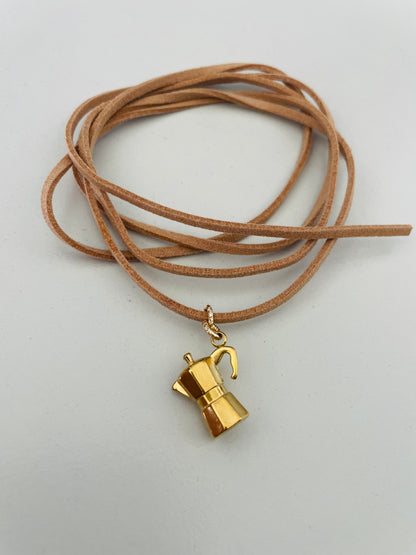 Choker Coffe gold