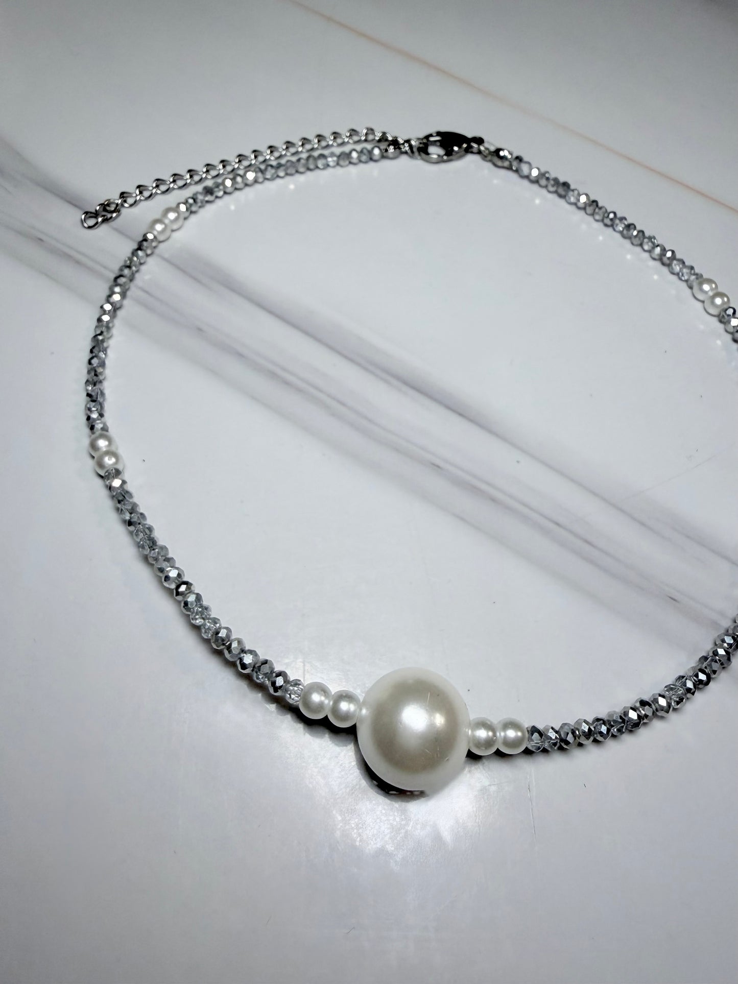 Collana Perla D'argento