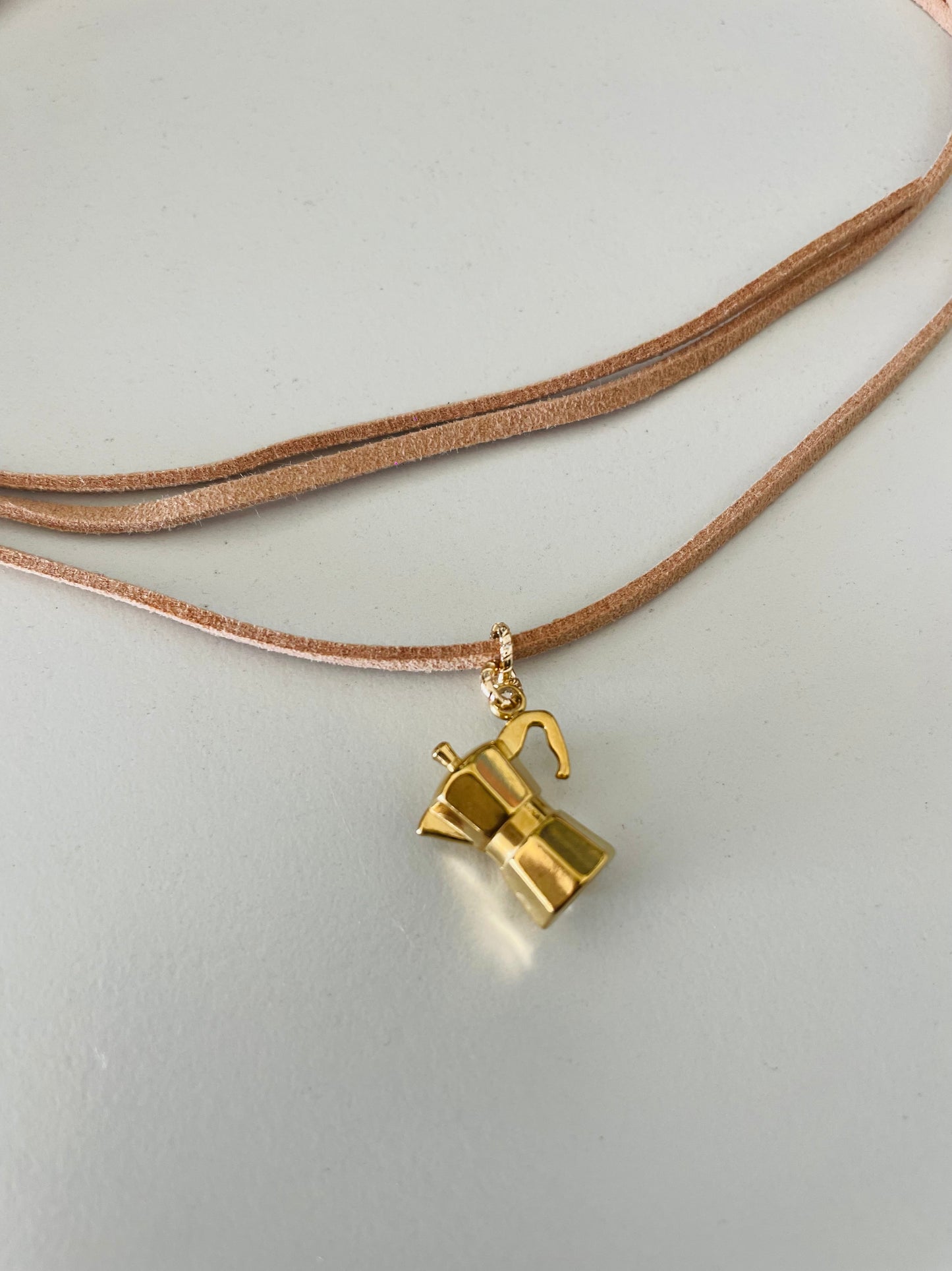 Choker Coffe gold