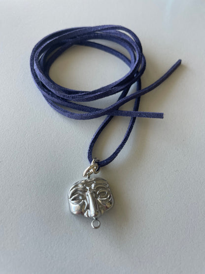 Chocker Maschera blu