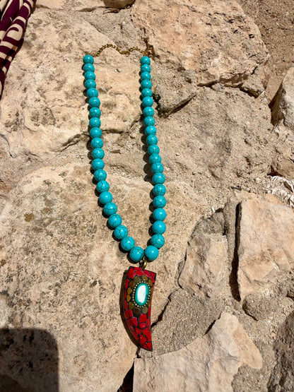 Collana CORNO red