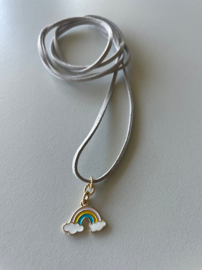Choker Arcobaleno grigio