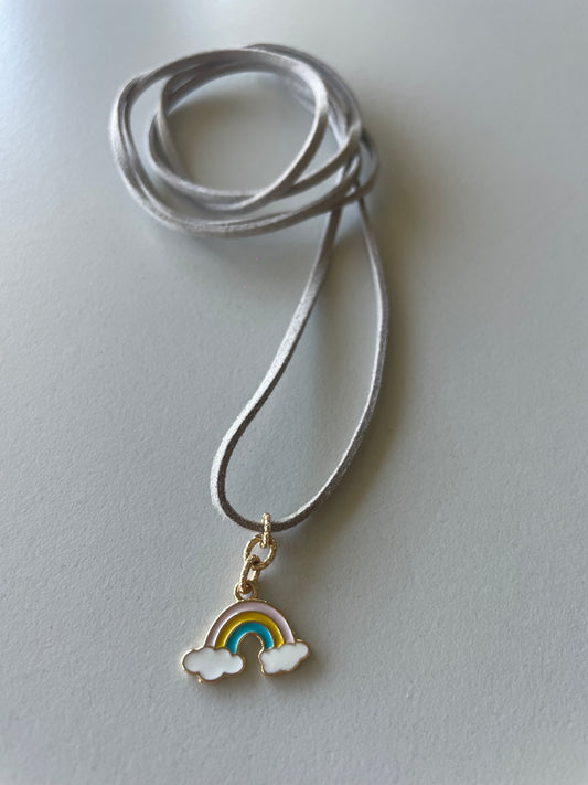 Choker Arcobaleno grigio