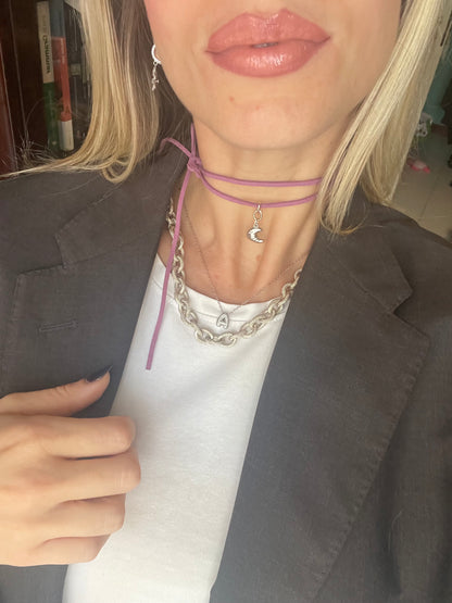 Choker Cornetto viola