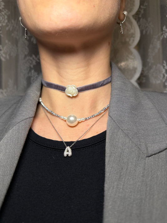 Collana Perla D'argento