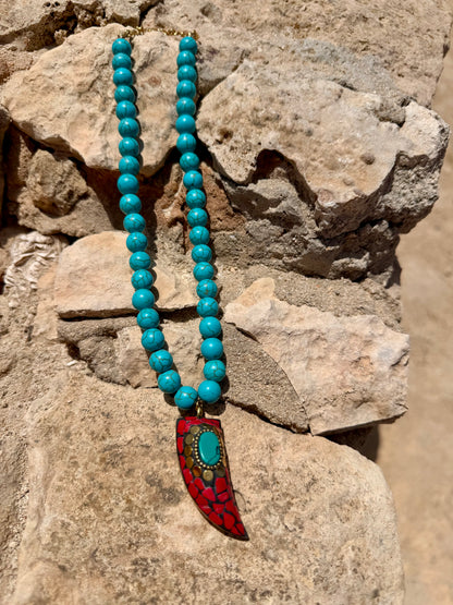 Collana CORNO red