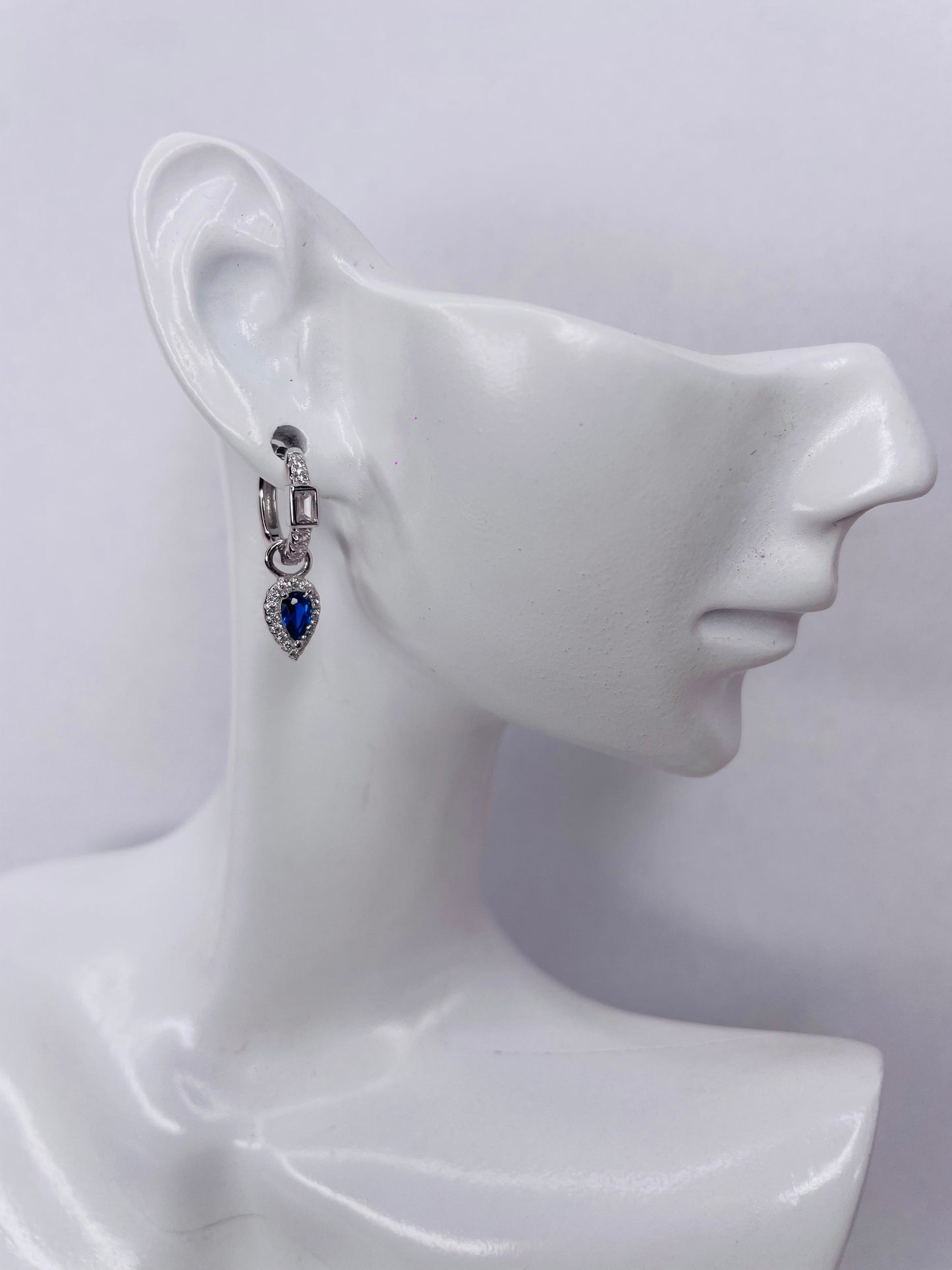 HOOP GOCCIA BLU