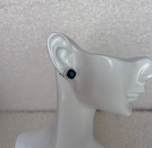 KATE QUADRATO blu orecchini