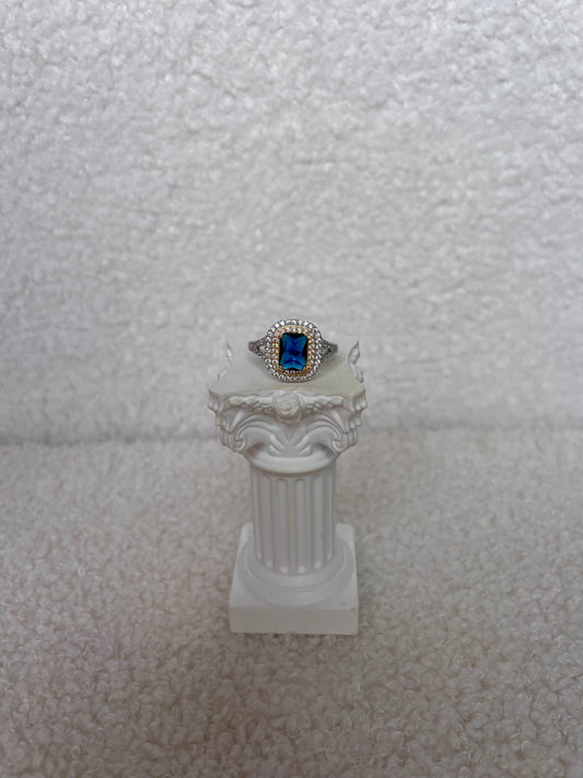 KATE QUADRATO blu anello