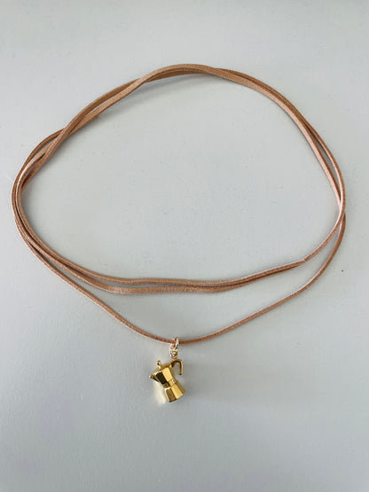 Choker Coffe gold