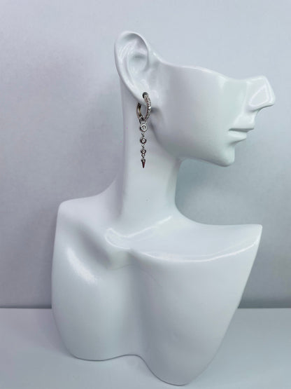 HOOP PENDENTE TIP SILVER